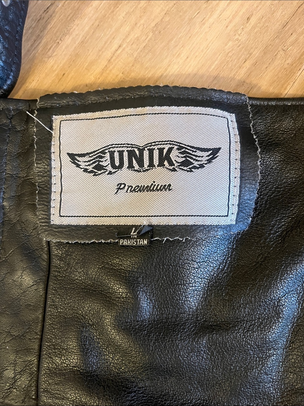 Unik Premium Leather Motorcycle Chaps L - Picture 5 of 7